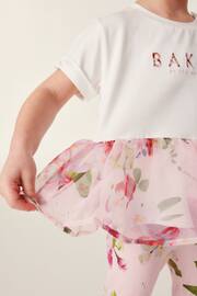 Baker by Ted Baker Organza Peplum T-Shirt and Legging Set - Image 6 of 12