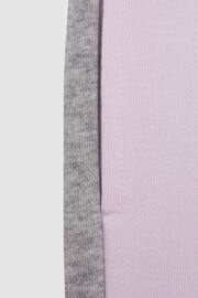 Reiss Lilac Mirror Junior Side Stripe Drawstring Joggers - Image 5 of 5