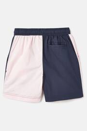 Joules Quayside Navy & Pink Elastic Waist Chino Shorts - Image 2 of 5
