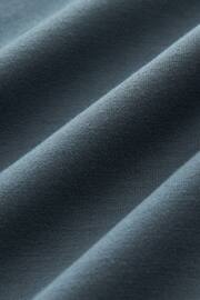 Blue Slinky Wide Leg Co-ord Side Stripe Track Trousers - Image 7 of 7