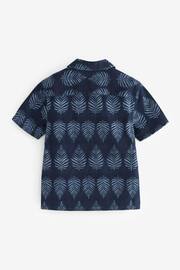 Indigo Blue Short Sleeve Printed Shirt (3-16yrs) - Image 2 of 3