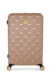 Dune London Pink Large Orchester 77cm Suitcase - Image 1 of 5