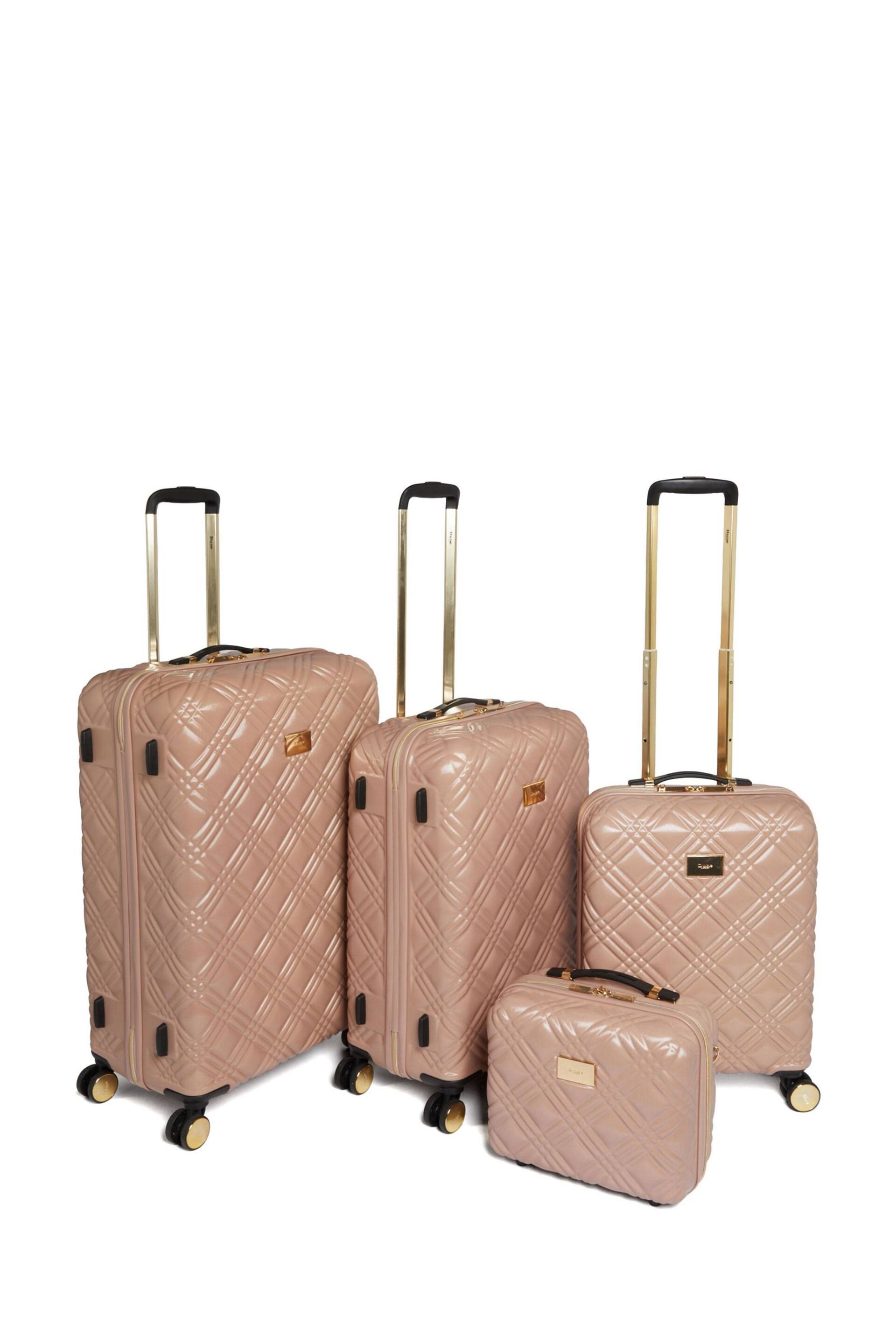 Dune London Pink Large Orchester 77cm Suitcase - Image 5 of 5