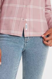 Tog 24 Pink Faded Check Rianne Flannel Shirt - Image 4 of 7