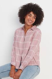 Tog 24 Pink Faded Check Rianne Flannel Shirt - Image 5 of 7