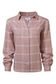 Tog 24 Pink Faded Check Rianne Flannel Shirt - Image 7 of 7