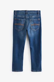 Blue Skinny Fit Cotton Rich Stretch Jeans (3-17yrs) - Image 2 of 3