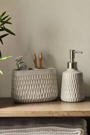 Grey Geo Country Toothbrush Tidy - Image 4 of 5