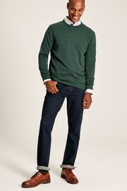 Joules Jarvis Green Cotton Crew Neck Jumper - Image 3 of 6
