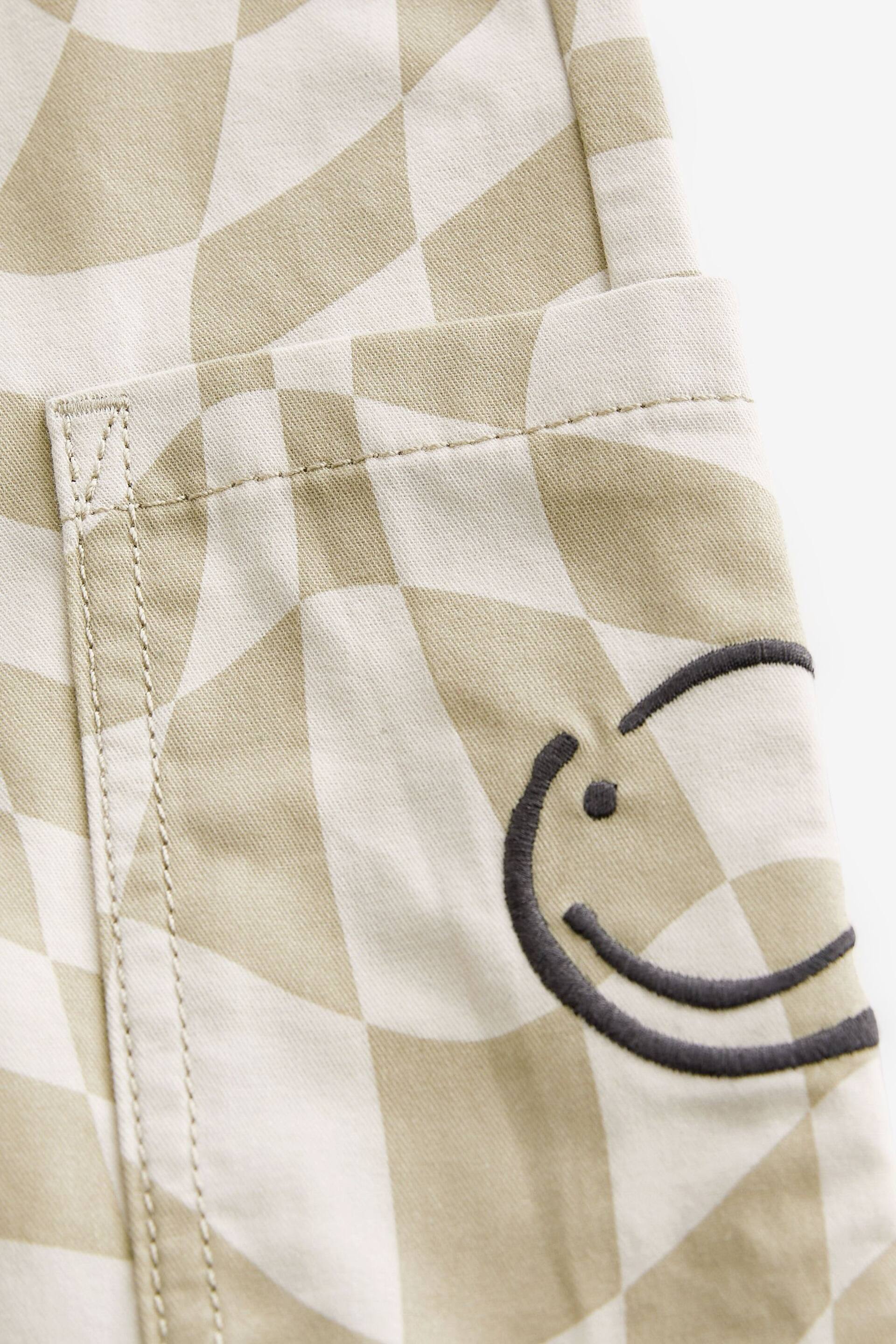Neutral Check Side Pocket Pull-On Trousers (3mths-7yrs) - Image 6 of 6