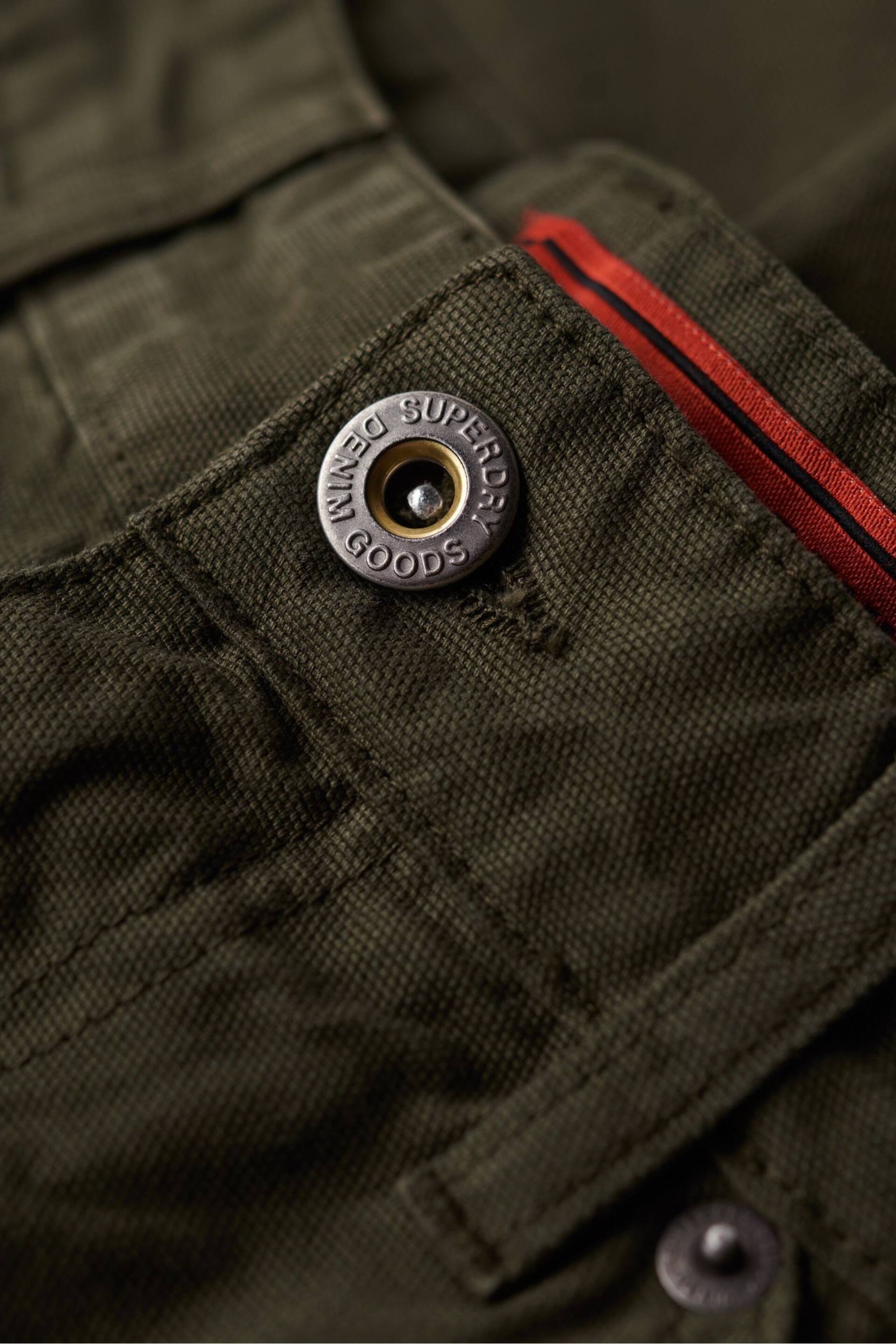 Superdry Green Carpenter Trousers - Image 7 of 7