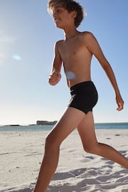 Black Shorter Length Stretch Swim Shorts (3-16yrs) - Image 5 of 5