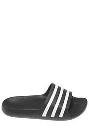 adidas Black Adilette Youth Kids Sliders - Image 2 of 5