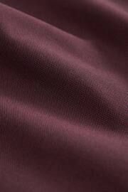 Burgundy Red Slim Smart Textured Chino Trousers - Image 9 of 9