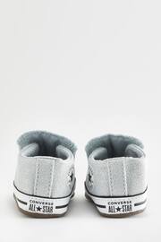 Converse White Chuck Taylor All Star Glitter Pram Shoes - Image 6 of 9