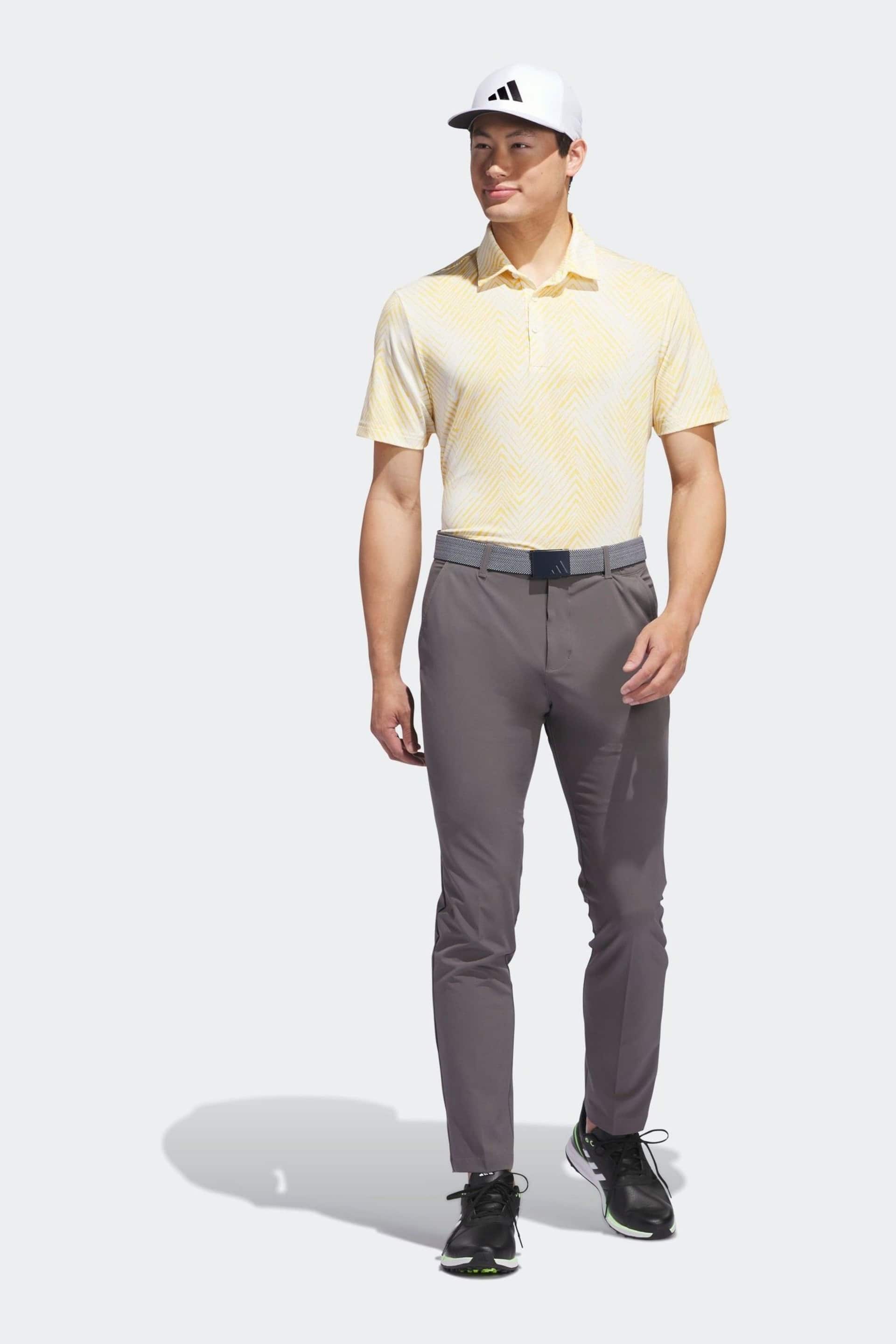 adidas Golf Ultimate 365 All Over Print Polo Shirt - Image 1 of 9