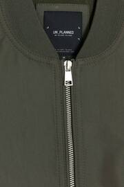 River Island Green Cotton Bomber Jacket - Image 4 of 4