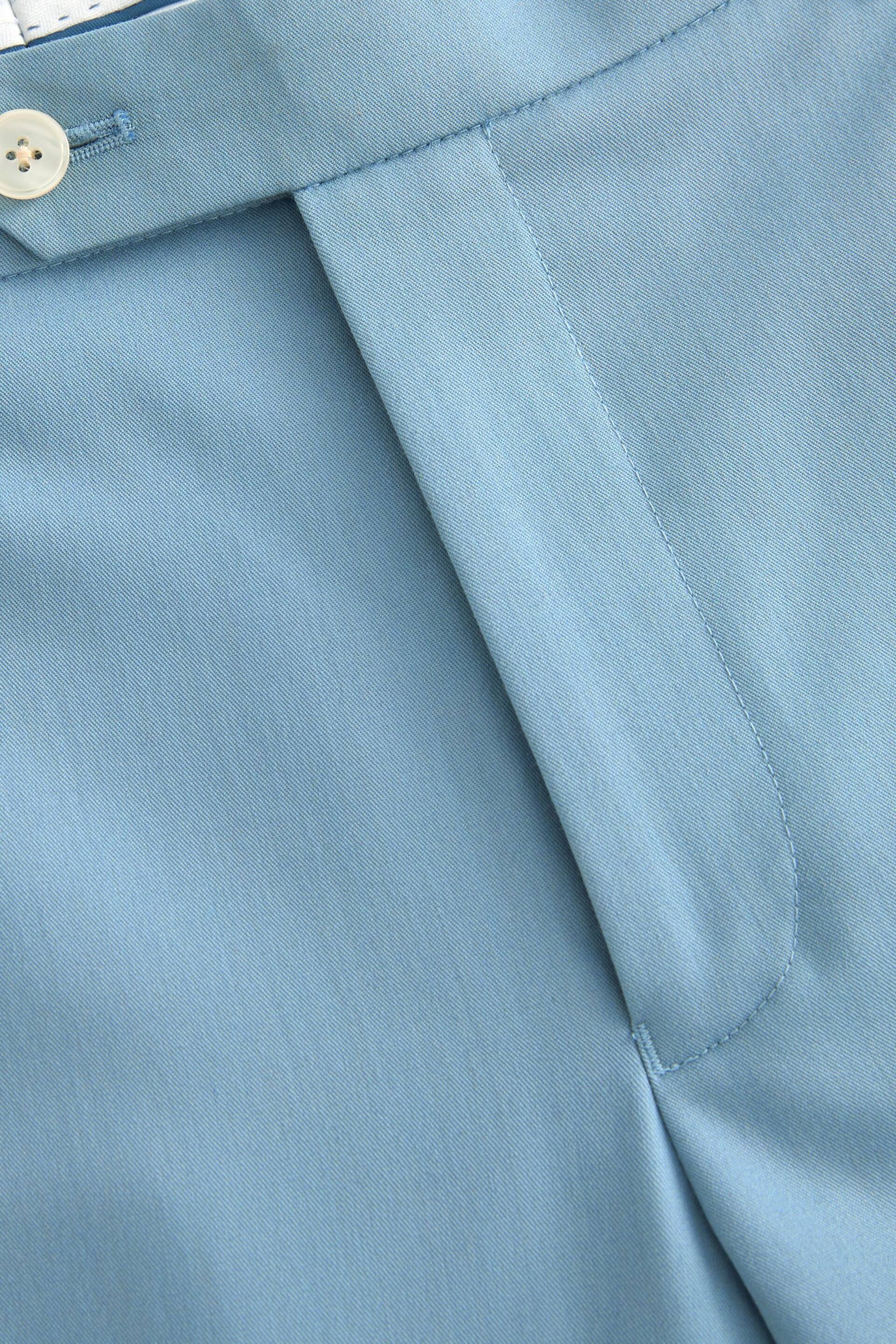 Light Blue Tailored Fit Motionflex Stretch Suit: Trousers - Image 6 of 8