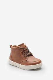 Tan Brown Standard Fit (F) Warm Lined Chukka Boots - Image 2 of 5