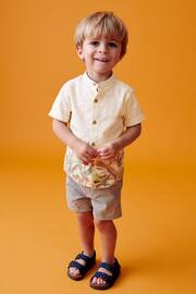 Neutral Short Sleeve Printed Shirt (3mths-7yrs) - Image 2 of 8