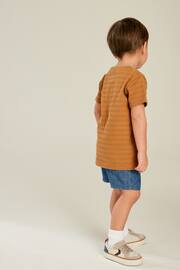 Blue Chambray Pull-On Shorts (3mths-7yrs) - Image 3 of 6