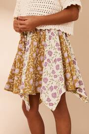 Ochre Yellow Floral Print Skirt (3-16yrs) - Image 1 of 8