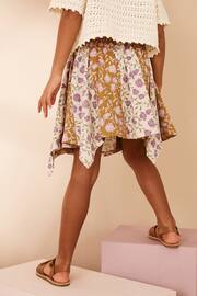 Ochre Yellow Floral Print Skirt (3-16yrs) - Image 2 of 8