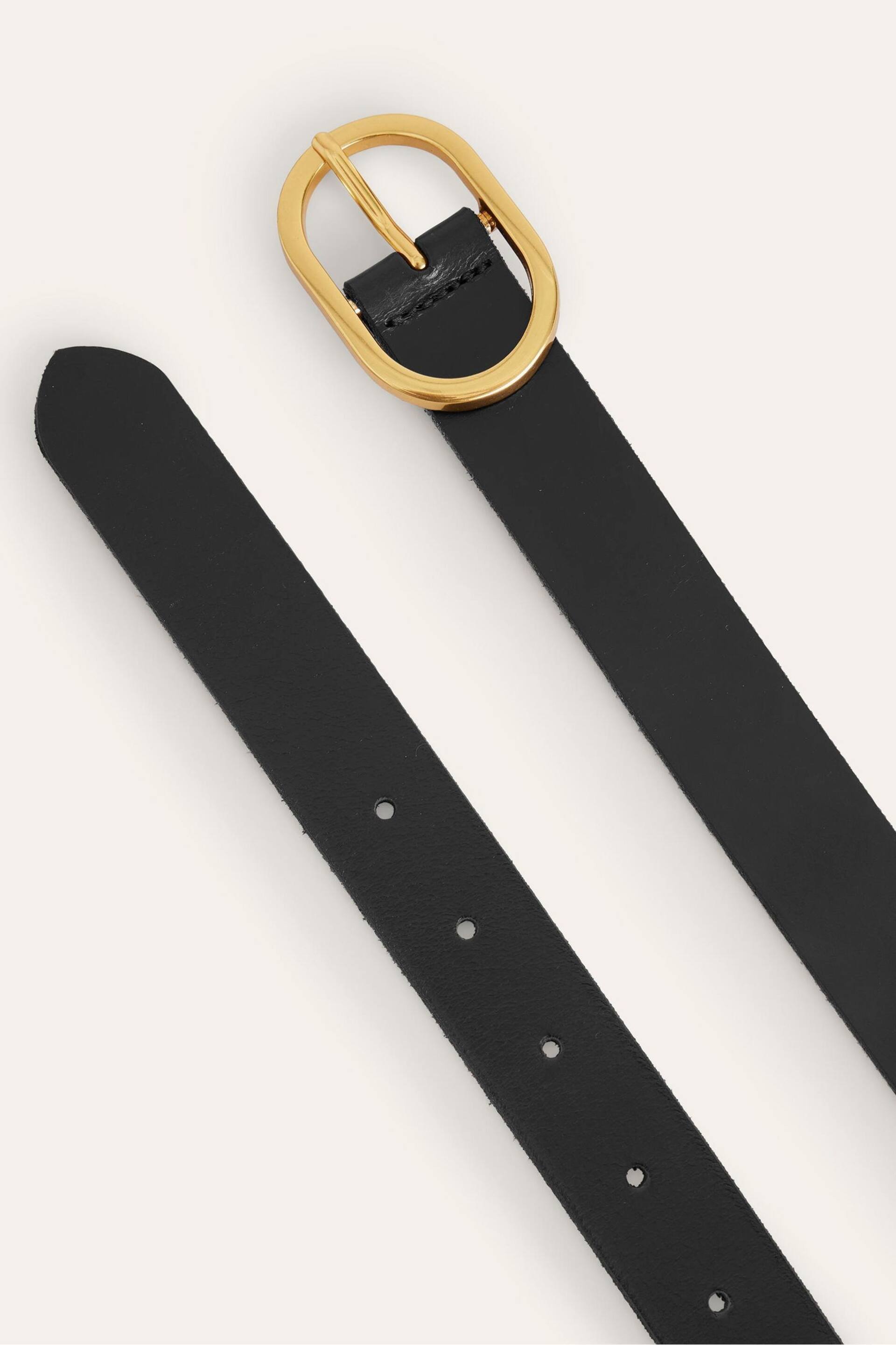 Boden Black Classic Leather Belt - Image 2 of 4