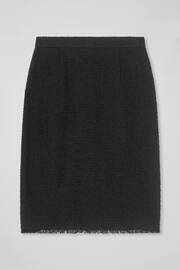 LK Bennett Lara Cotton Italian Tweed Skirt - Image 6 of 6