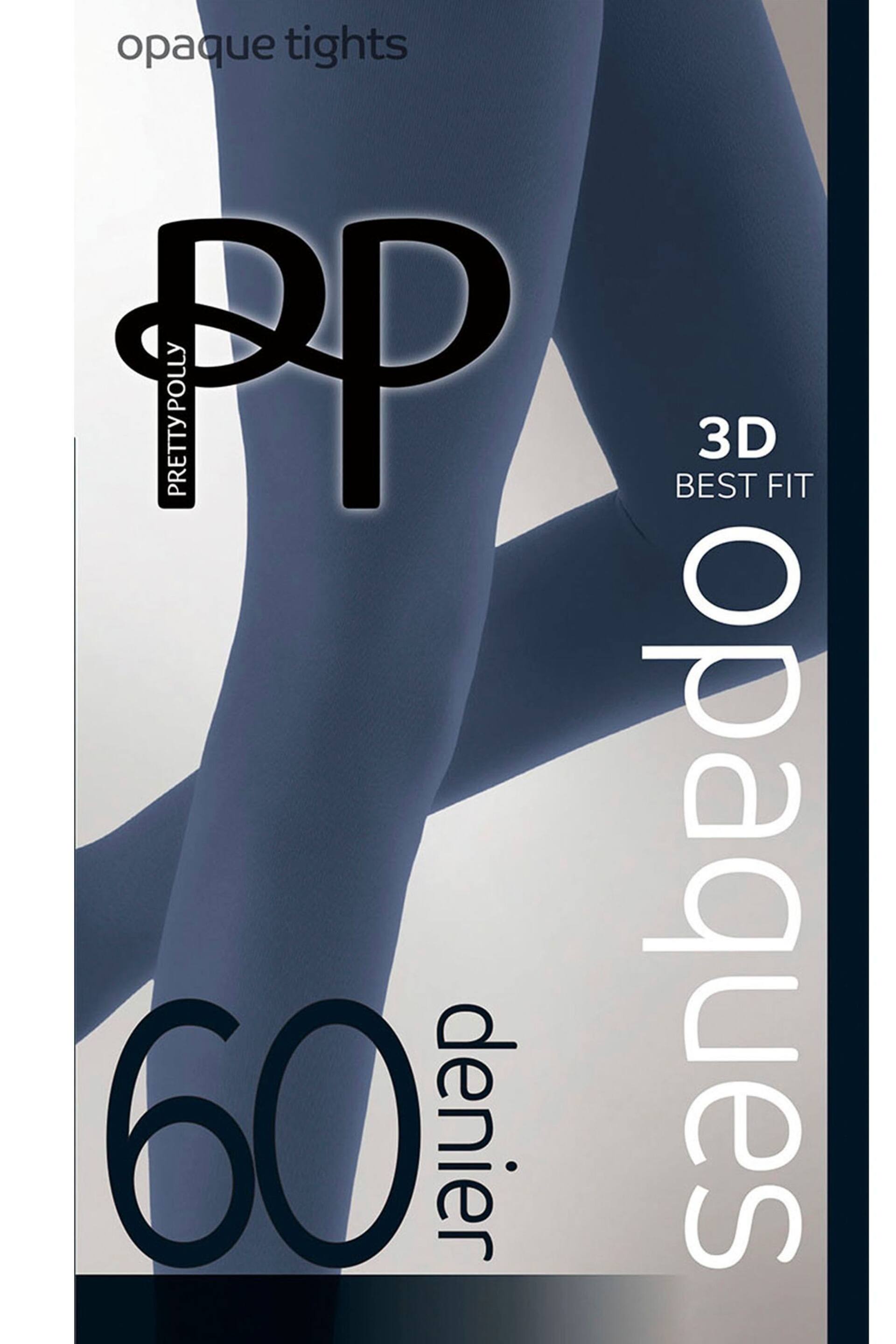 Pretty Polly 2 Pack 60 Denier Opaques Coloured Tights - Image 2 of 4