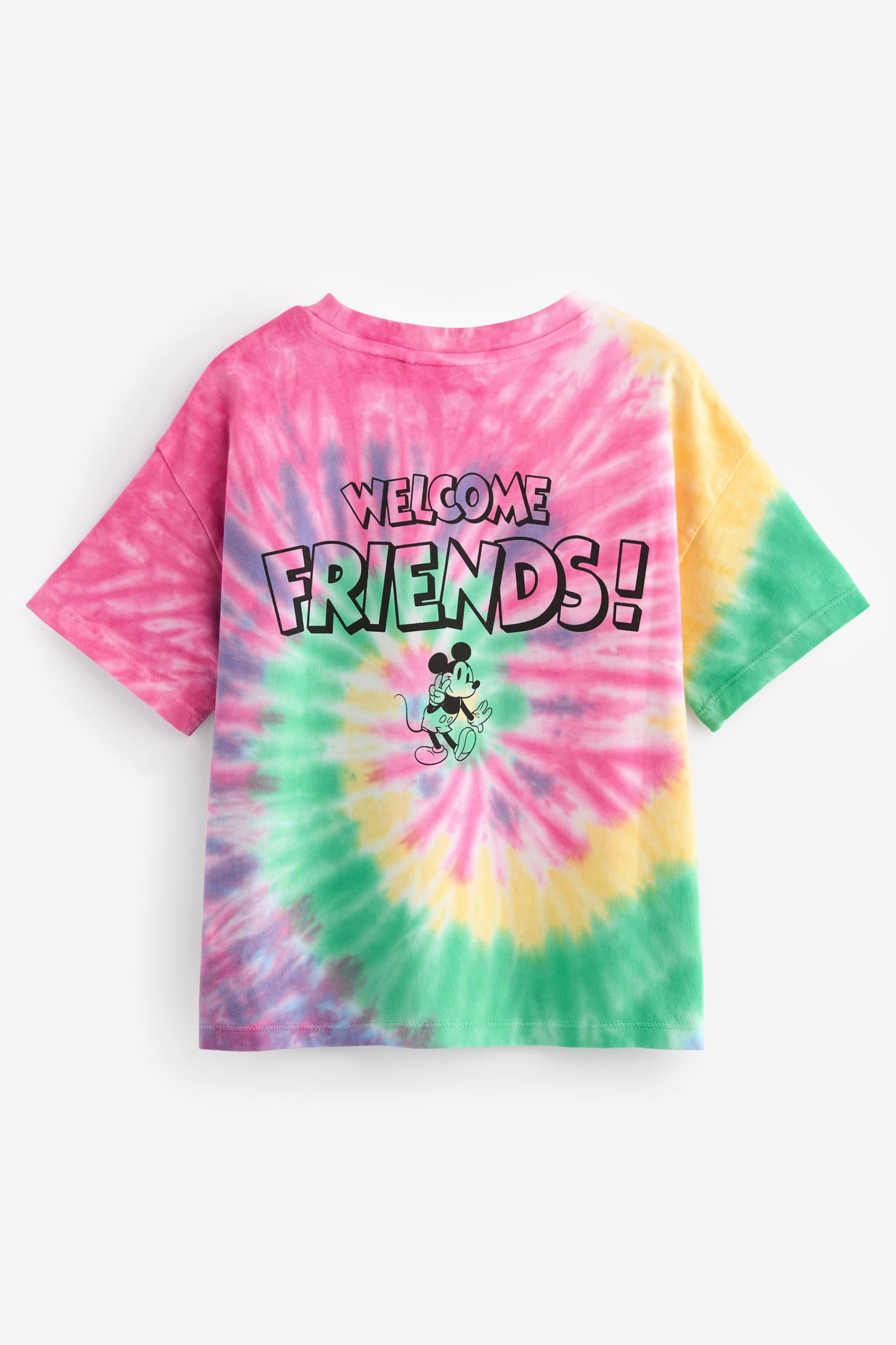 Rainbow Tie Dye Oversized Sequin Minnie Mouse License T-Shirt (3-16yrs) - Image 5 of 6