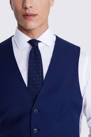 MOSS Tailored Fit Navy Twill Suit Waistcoat - Image 3 of 3