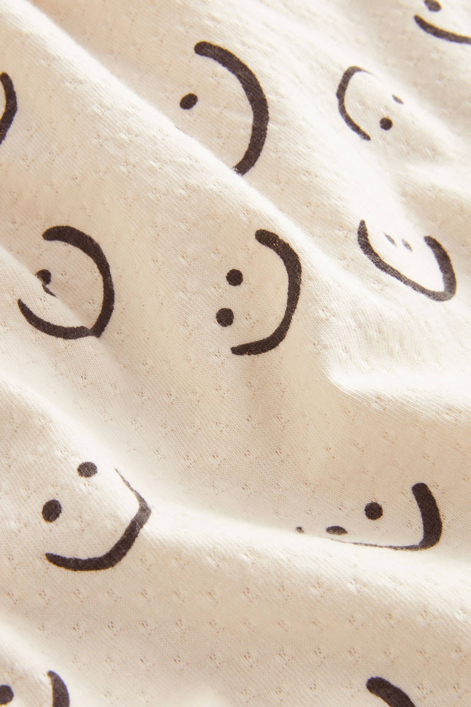 Black/White Smile Short Pyjamas 2 Pack (3-16yrs) - Image 9 of 10