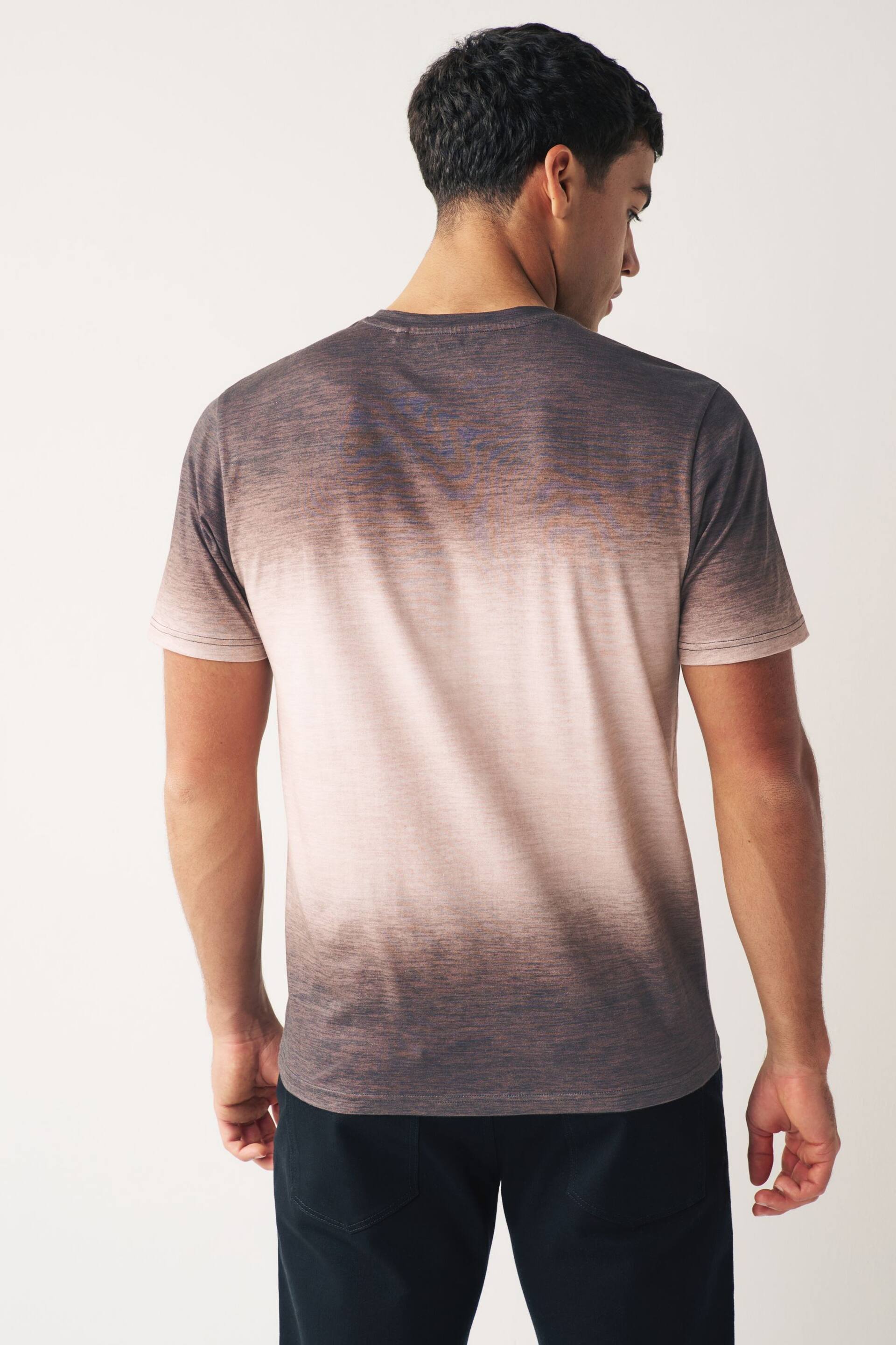 Neutral Dip Dye T-Shirt - Image 3 of 8