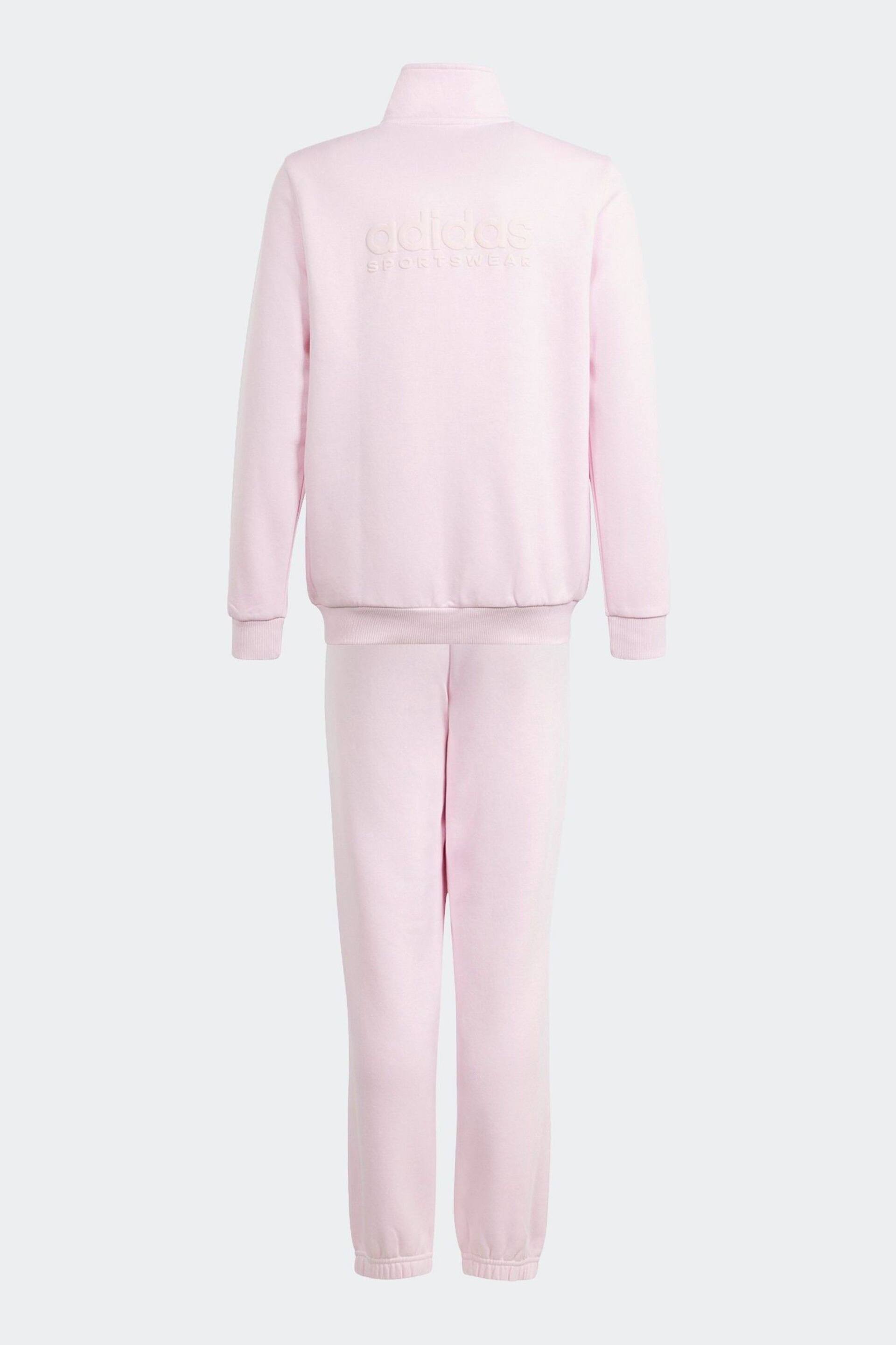 adidas Pink Kids Sportswear All Szn Graphic Tracksuit - Image 2 of 6
