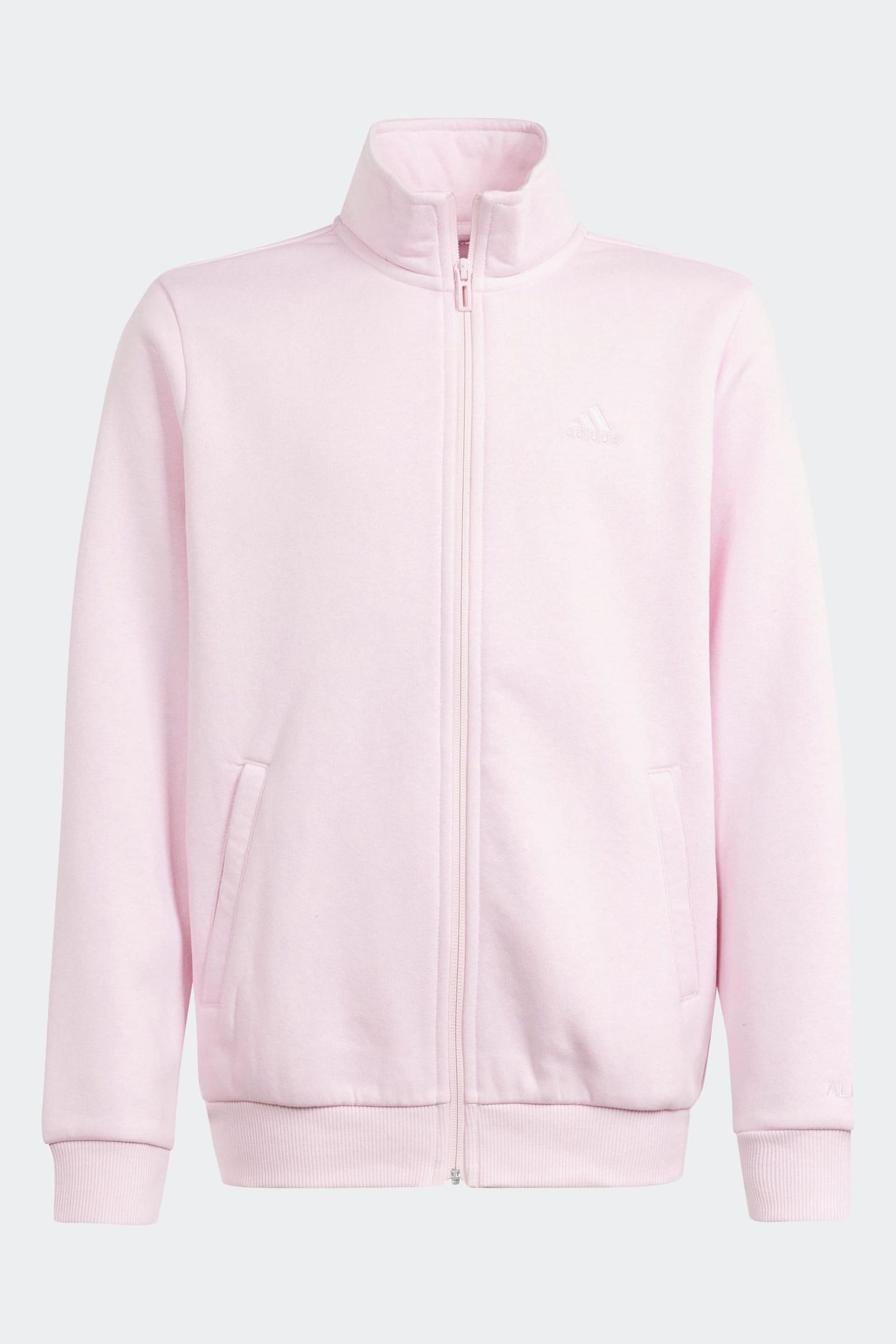 adidas Pink Kids Sportswear All Szn Graphic Tracksuit - Image 3 of 6