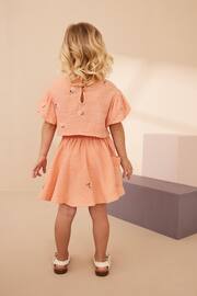 Peach Pink Top & Skirt Set (3mths-7yrs) - Image 3 of 7