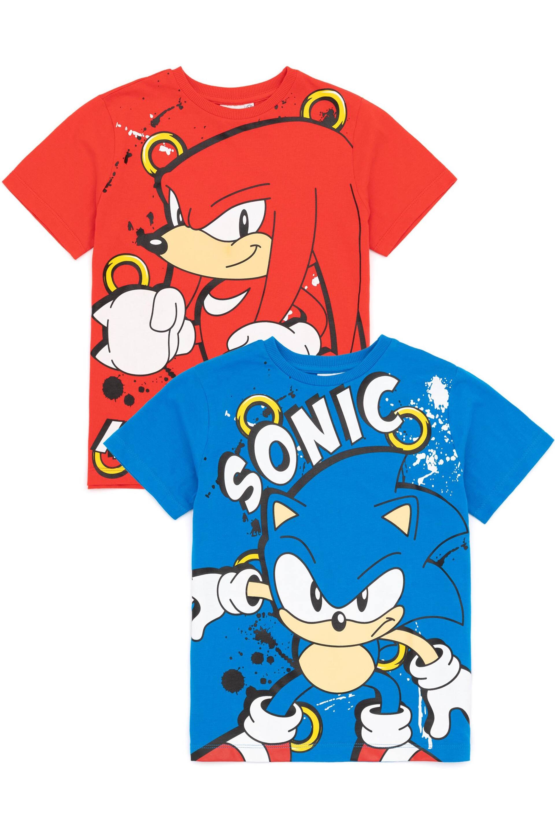 Vanilla Underground Red Sonic 2 Pack T-Shirts - Image 1 of 7