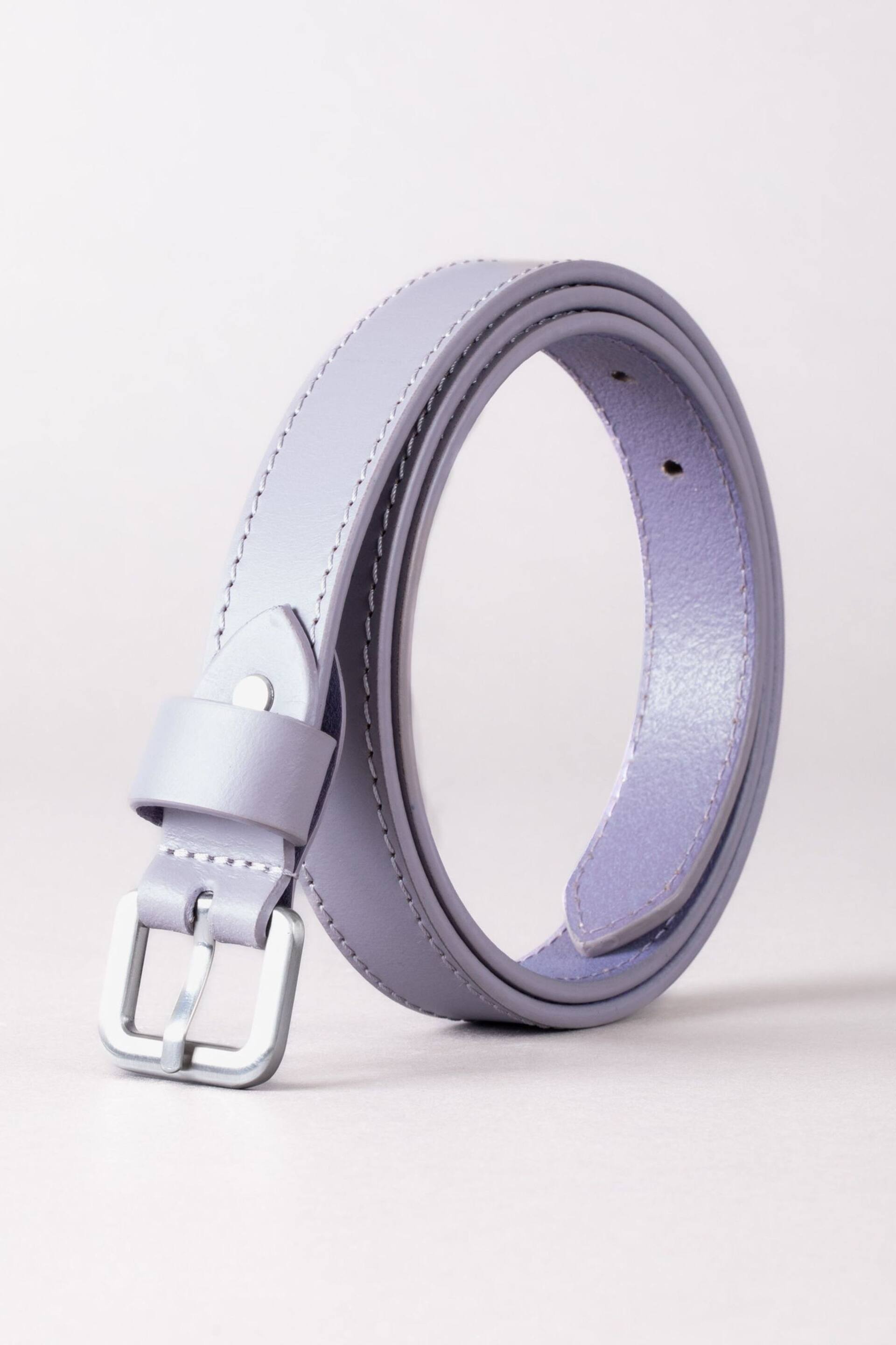 Lakeland Leather Purple Keswick Leather Belt - Image 2 of 3