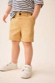 Ochre Yellow Chinos Shorts (3mths-7yrs) - Image 3 of 7