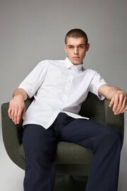 White EDIT Boxy Fit Short Sleeve Cotton Shirt - Image 1 of 6
