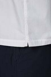 White EDIT Boxy Fit Short Sleeve Cotton Shirt - Image 6 of 6