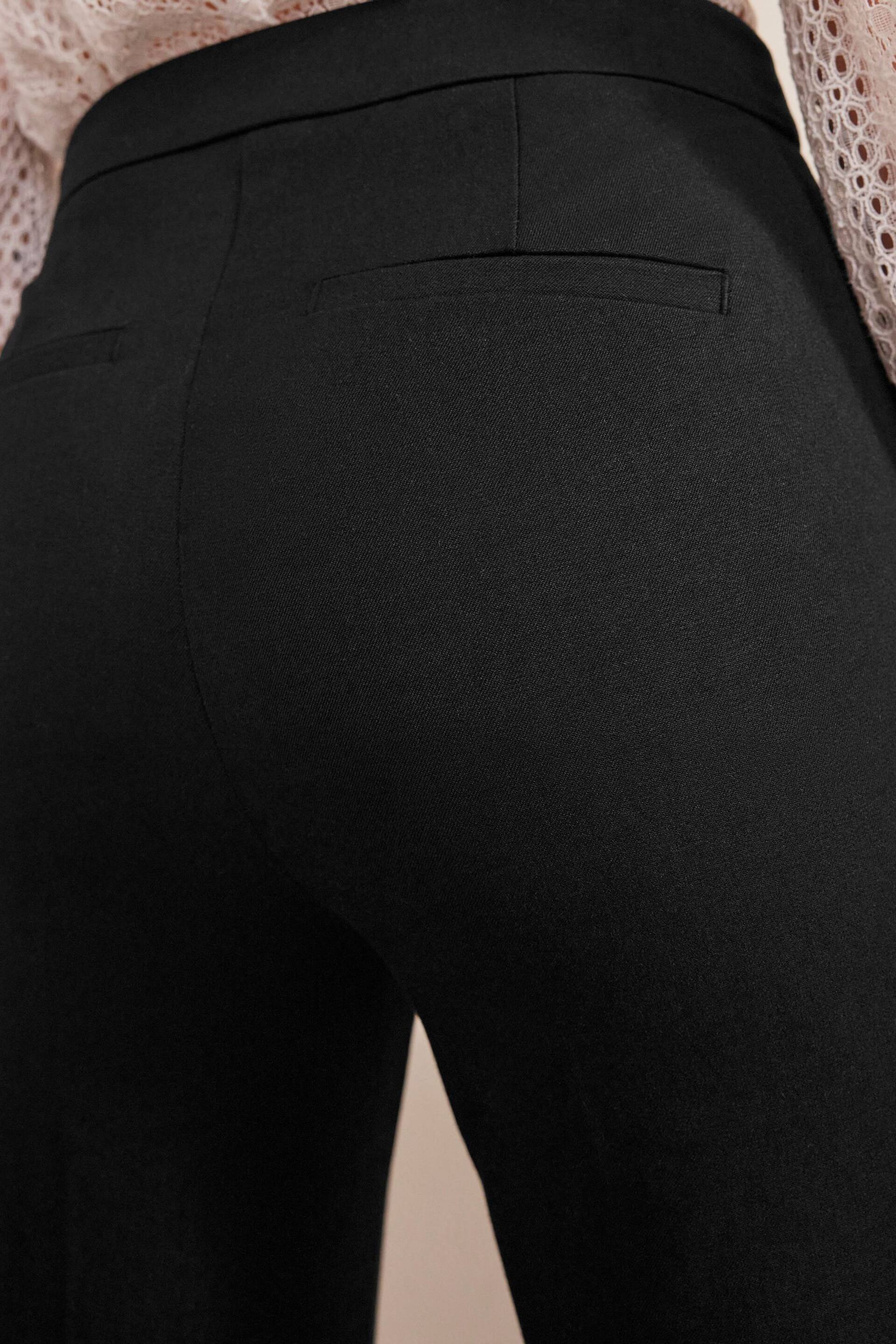 Boden Black Bi-Stretch Tapered Trousers - Image 4 of 6