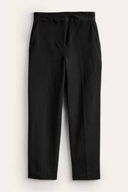 Boden Black Bi-Stretch Tapered Trousers - Image 6 of 6