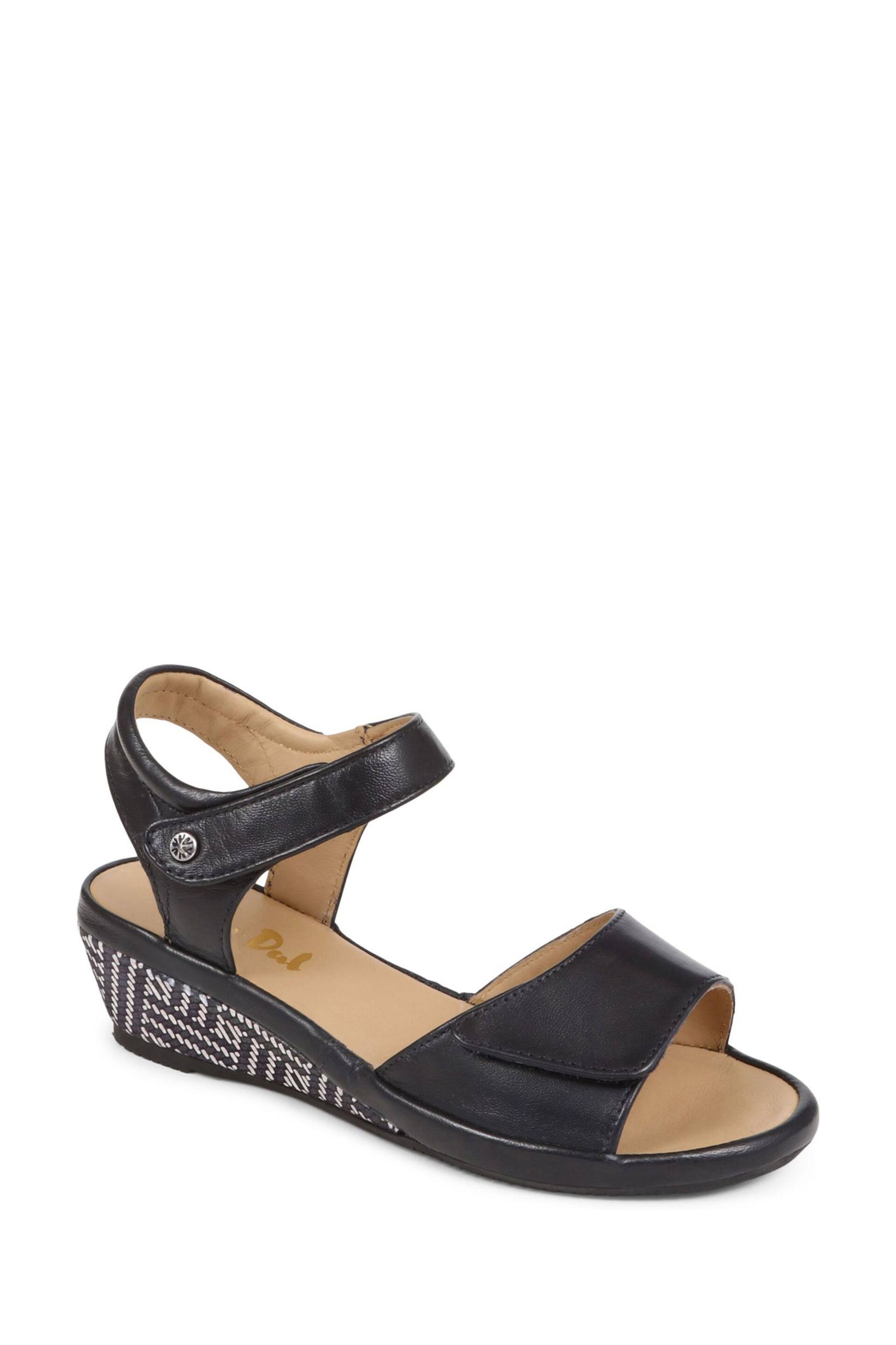 Van Dal Dual Strap Leather Sandals - Image 3 of 6