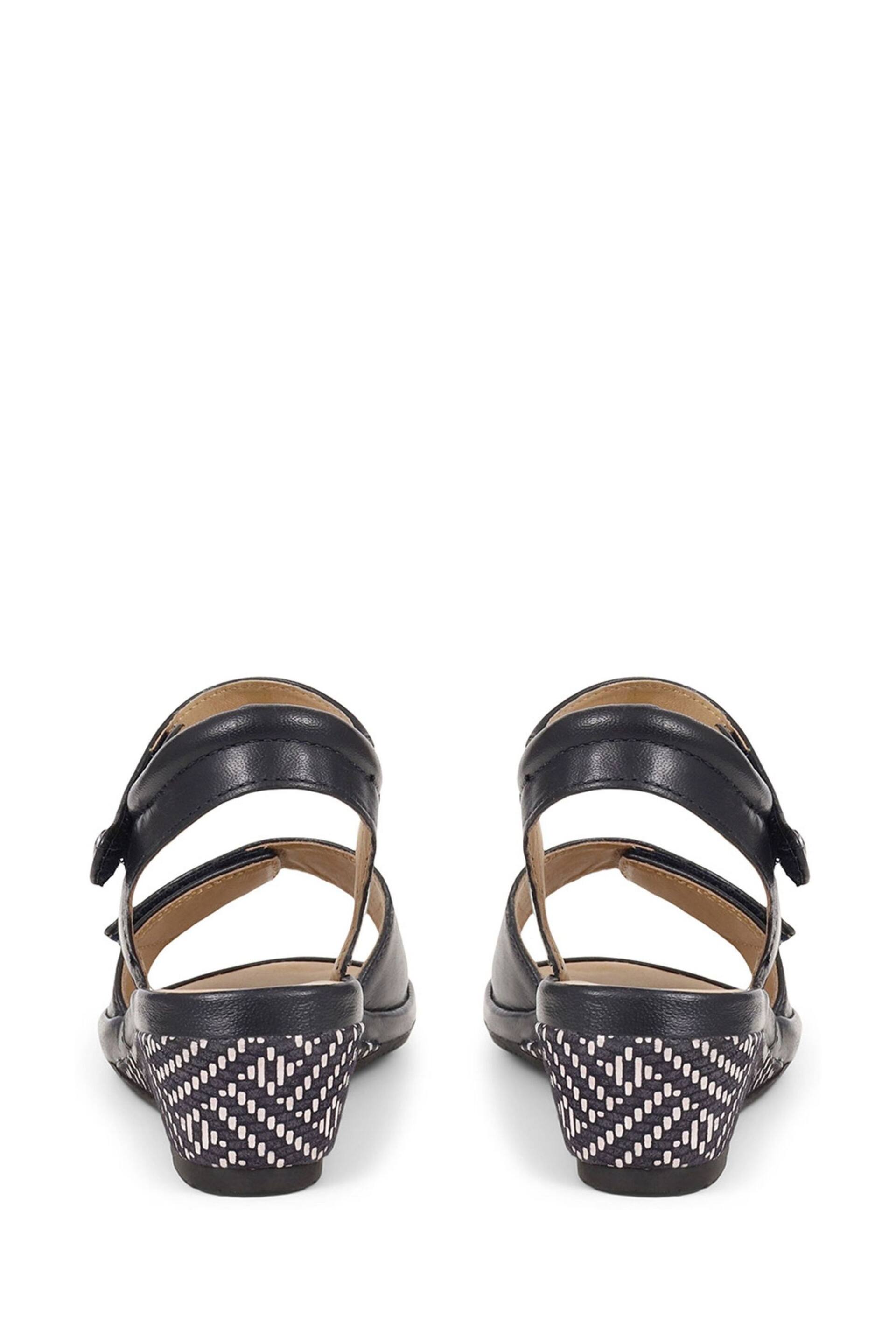 Van Dal Dual Strap Leather Sandals - Image 4 of 6