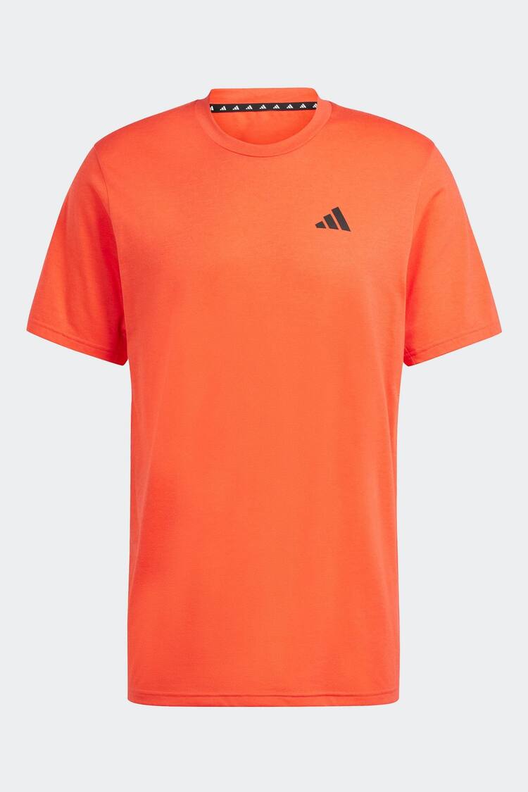 adidas Red 100% Cotton Train Essentials Feelready Training T-Shirt - Image 6 of 6