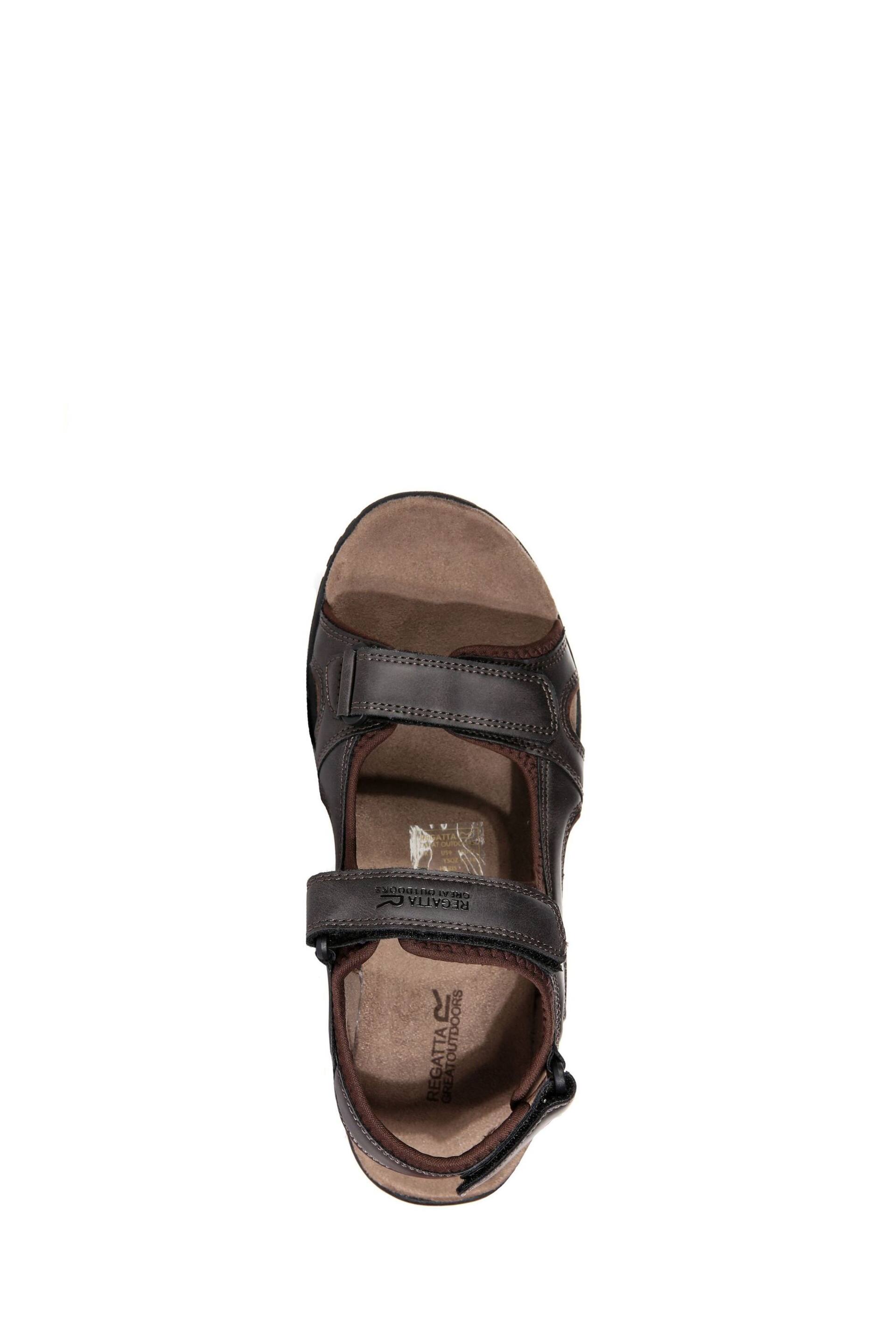 Regatta Dark Brown Haris Comfort Fit Sandals - Image 2 of 2