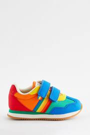 Little Bird by Jools Oliver Multi Bright Younger Colourful Rainbow Retro Runner Trainers - Image 2 of 6
