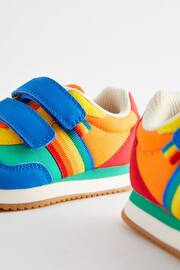 Little Bird by Jools Oliver Multi Bright Younger Colourful Rainbow Retro Runner Trainers - Image 4 of 6